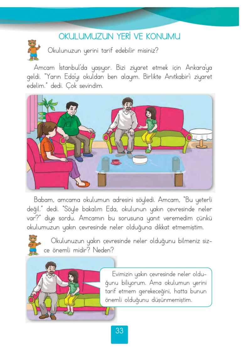 2. Sınıf Hayat Bilgisi Ders Kitabı Cevapları Beşgen Yayıncılık Sayfa 33