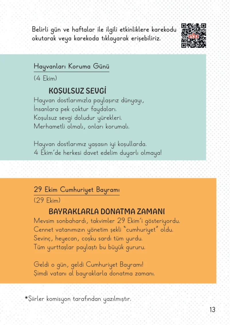 2. Sınıf Hayat Bilgisi Ders Kitabı Cevapları Meb Yayınları 1. Kitap Sayfa 13