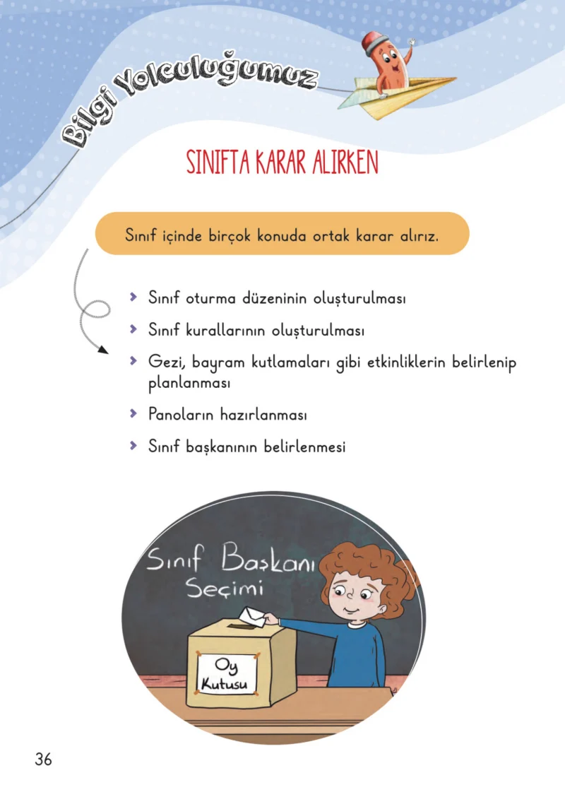 2. Sınıf Hayat Bilgisi Ders Kitabı Cevapları Meb Yayınları 1. Kitap Sayfa 36
