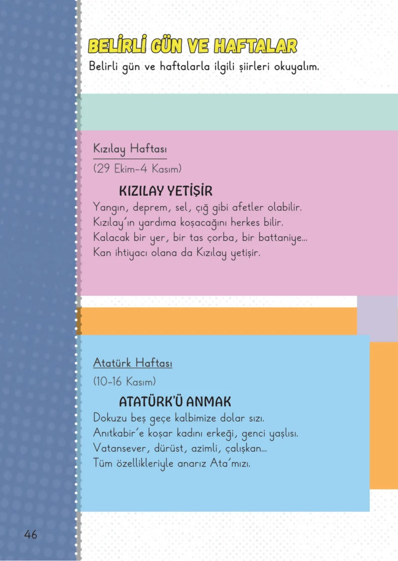 2. Sınıf Hayat Bilgisi Ders Kitabı Cevapları Meb Yayınları 1. Kitap Sayfa 46
