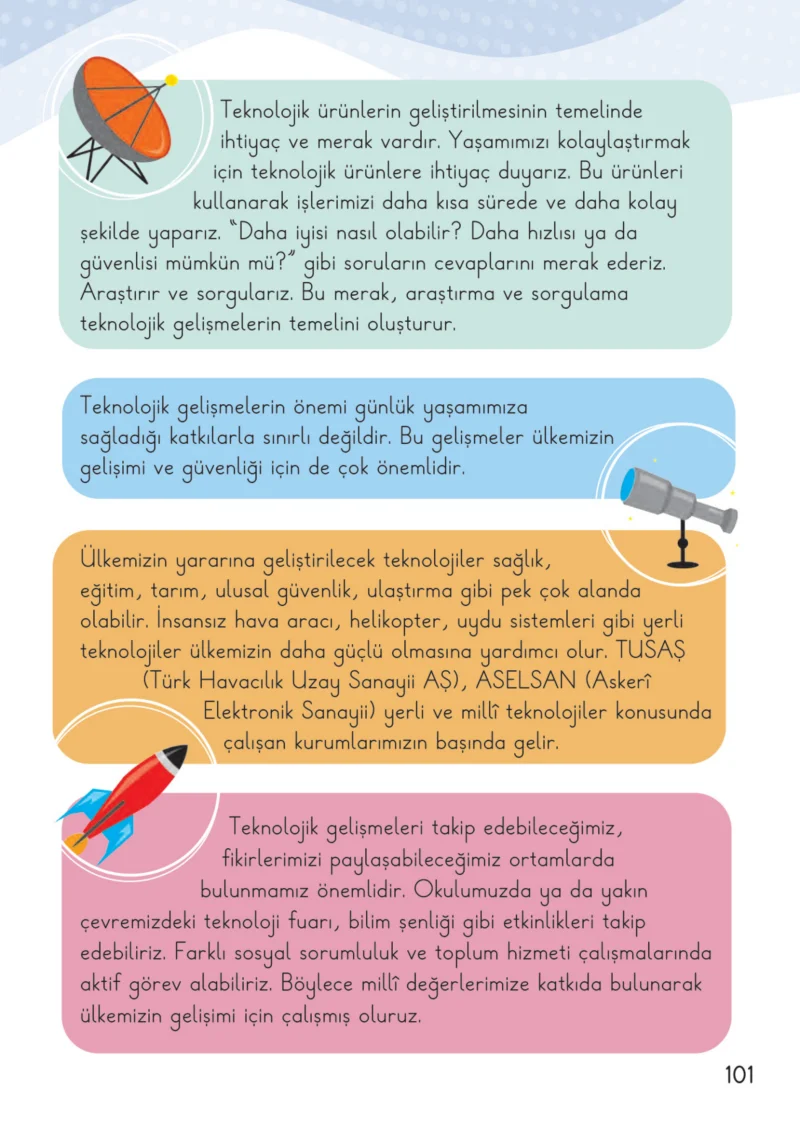 2. Sınıf Hayat Bilgisi Ders Kitabı Cevapları Meb Yayınları 2. Kitap Sayfa 101