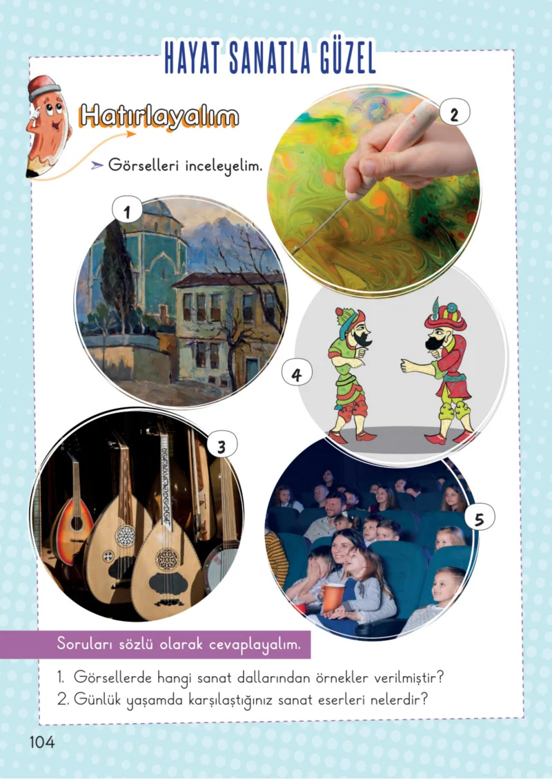2. Sınıf Hayat Bilgisi Ders Kitabı Cevapları Meb Yayınları 2. Kitap Sayfa 104