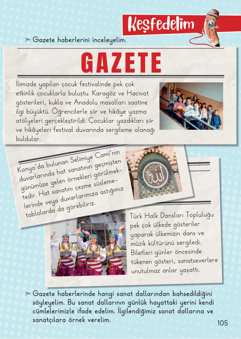 2. Sınıf Hayat Bilgisi Ders Kitabı Cevapları Meb Yayınları 2. Kitap Sayfa 105