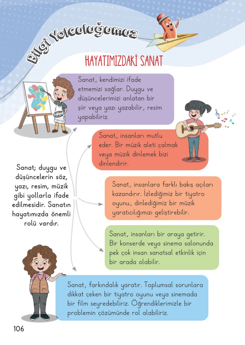 2. Sınıf Hayat Bilgisi Ders Kitabı Cevapları Meb Yayınları 2. Kitap Sayfa 106