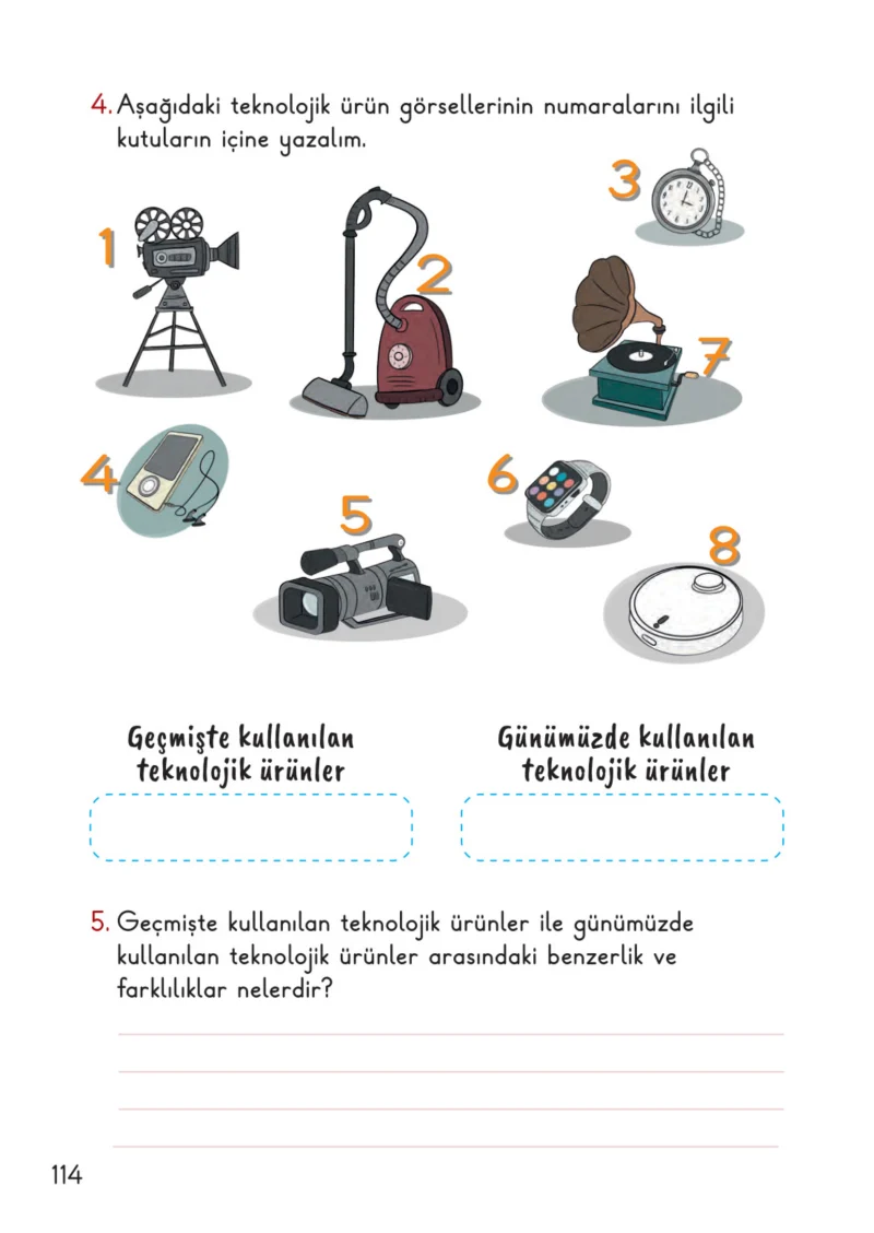2. Sınıf Hayat Bilgisi Ders Kitabı Cevapları Meb Yayınları 2. Kitap Sayfa 114