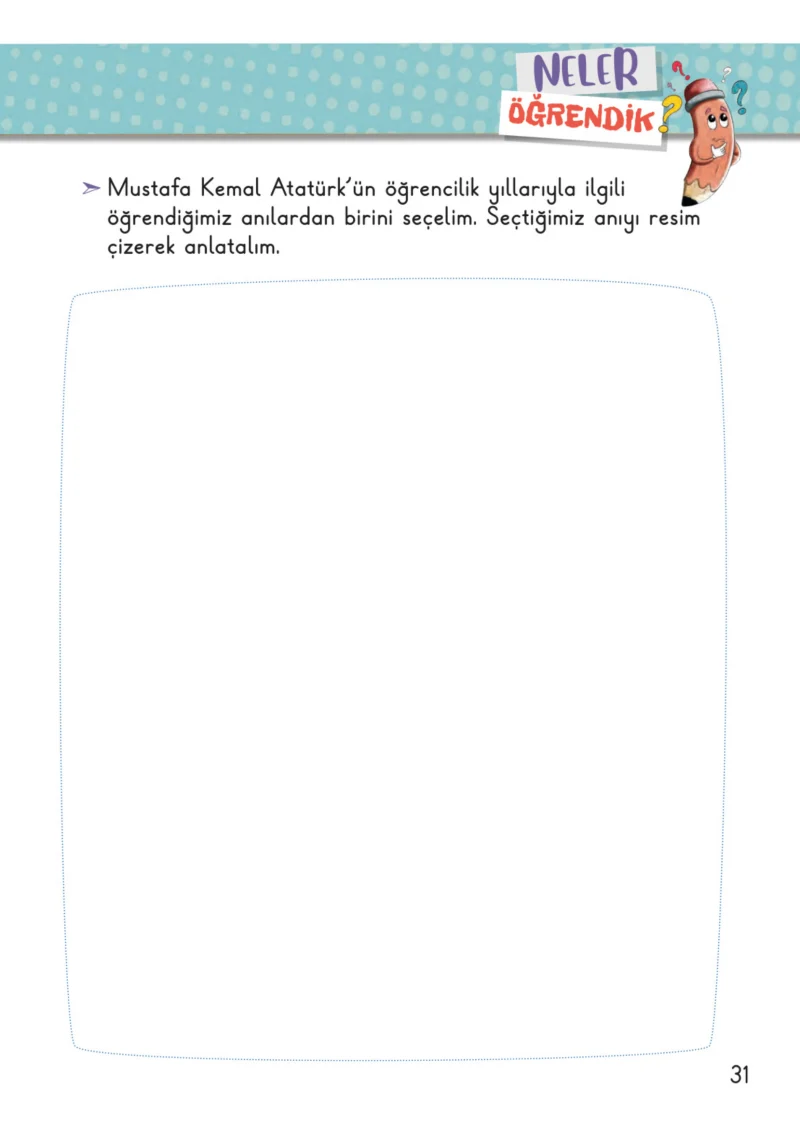 2. Sınıf Hayat Bilgisi Ders Kitabı Cevapları Meb Yayınları 2. Kitap Sayfa 31