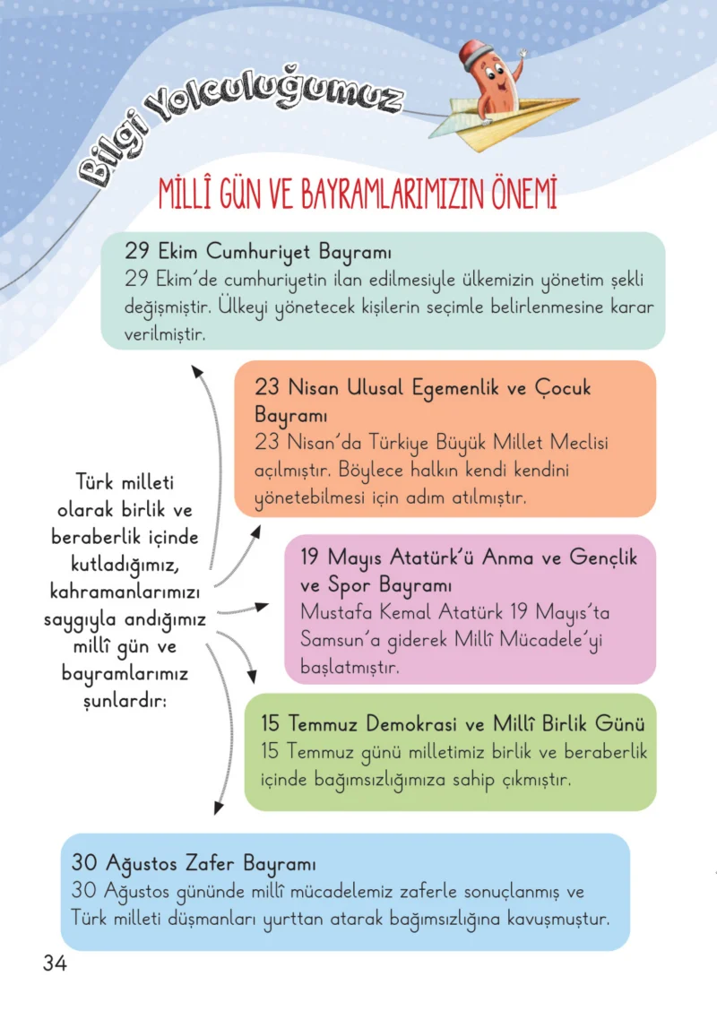 2. Sınıf Hayat Bilgisi Ders Kitabı Cevapları Meb Yayınları 2. Kitap Sayfa 34