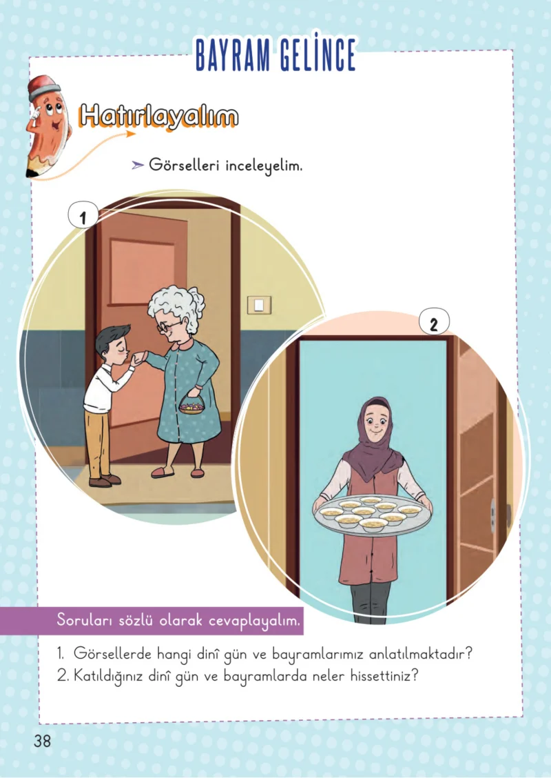 2. Sınıf Hayat Bilgisi Ders Kitabı Cevapları Meb Yayınları 2. Kitap Sayfa 38