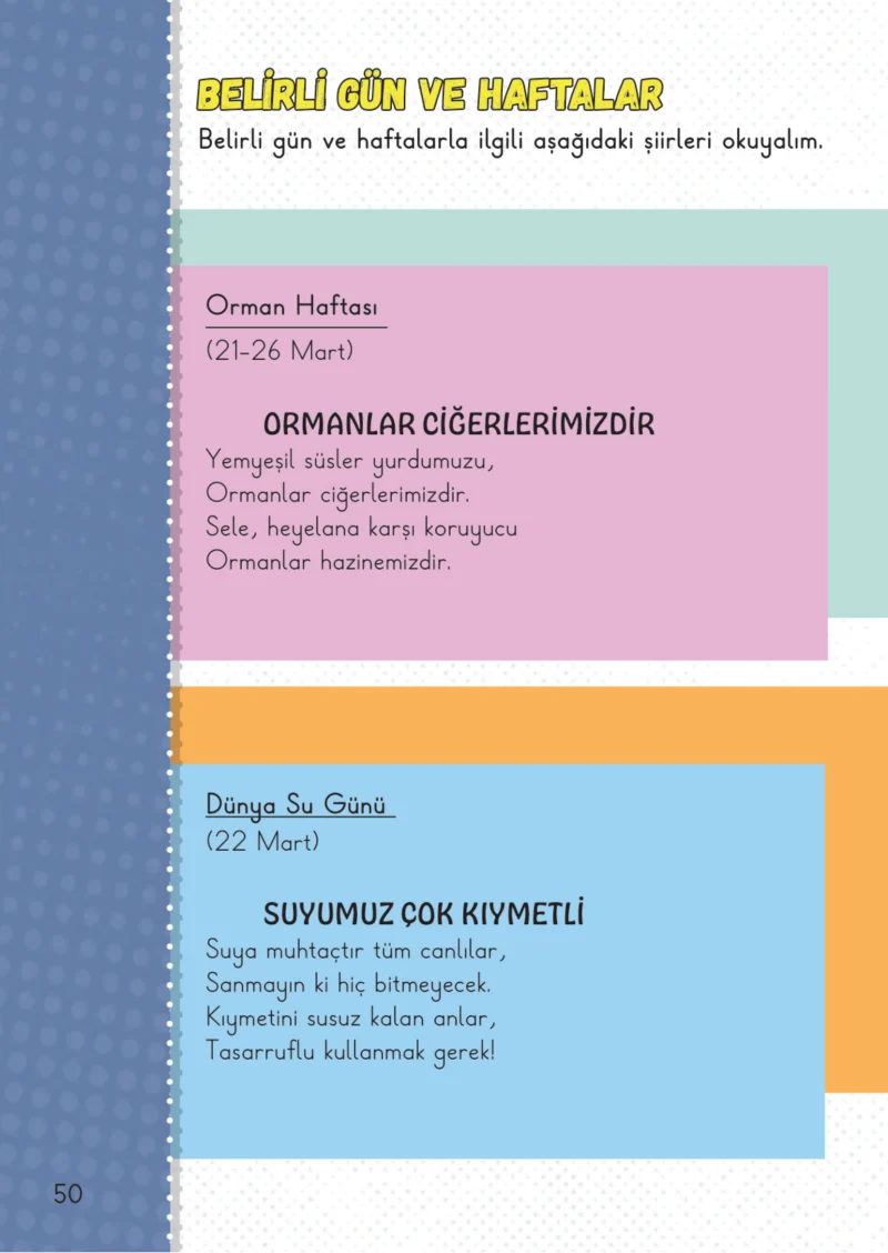2. Sınıf Hayat Bilgisi Ders Kitabı Cevapları Meb Yayınları 2. Kitap Sayfa 50