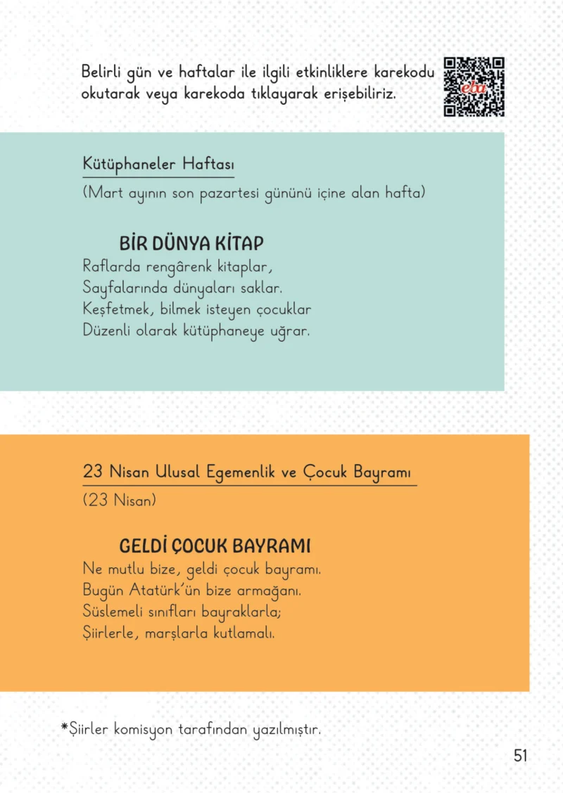 2. Sınıf Hayat Bilgisi Ders Kitabı Cevapları Meb Yayınları 2. Kitap Sayfa 51