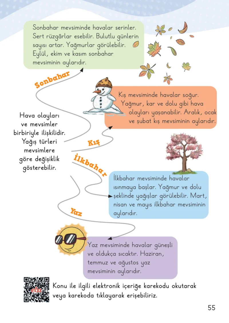 2. Sınıf Hayat Bilgisi Ders Kitabı Cevapları Meb Yayınları 2. Kitap Sayfa 55
