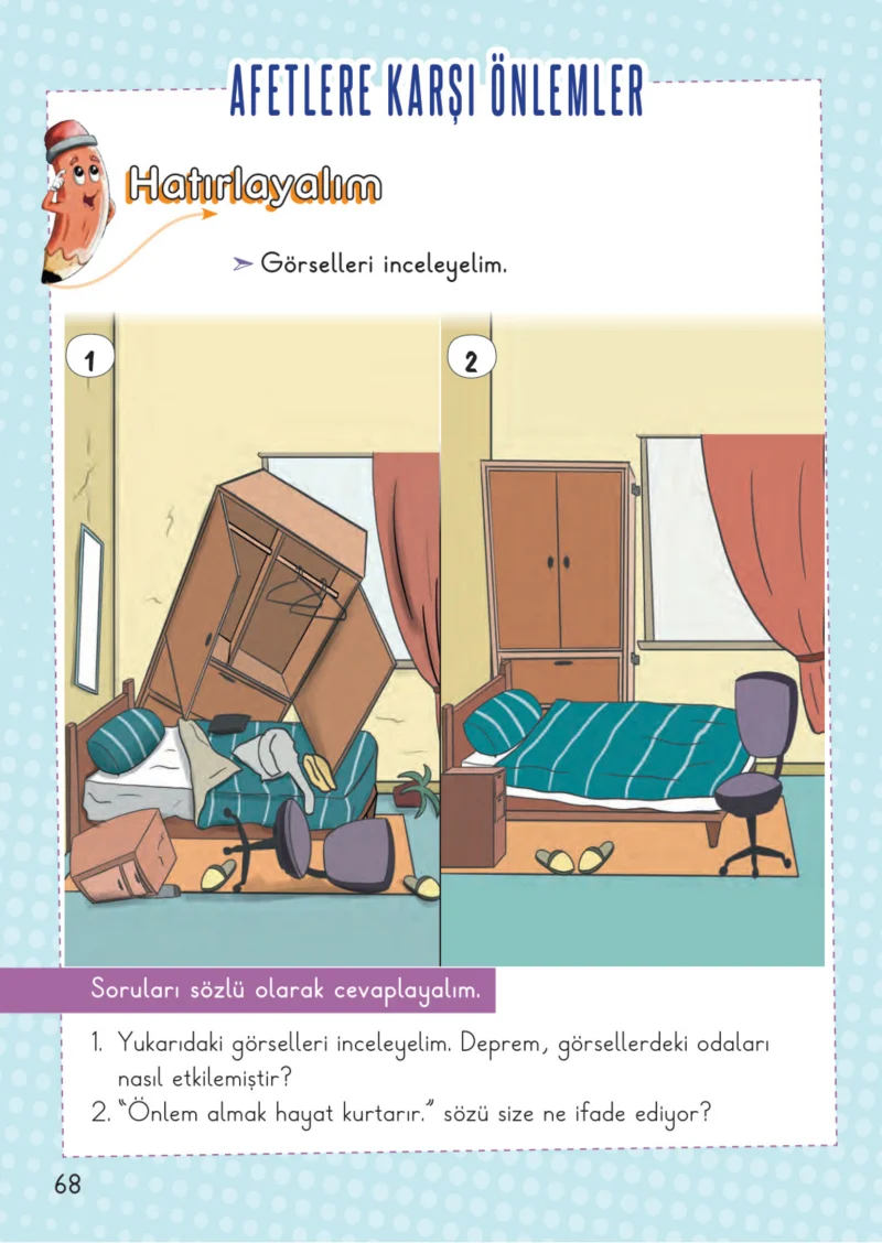 2. Sınıf Hayat Bilgisi Ders Kitabı Cevapları Meb Yayınları 2. Kitap Sayfa 68