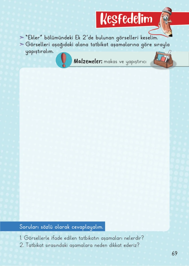 2. Sınıf Hayat Bilgisi Ders Kitabı Cevapları Meb Yayınları 2. Kitap Sayfa 69
