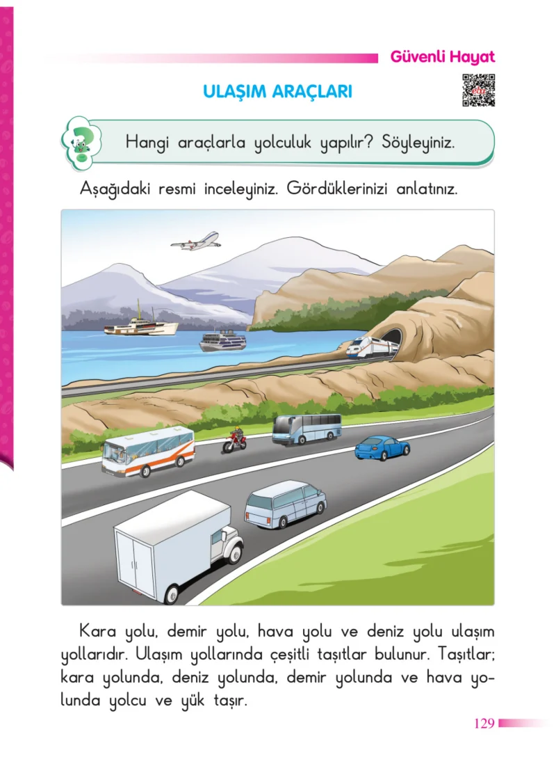 2. Sınıf Hayat Bilgisi Ders Kitabı Cevapları SDR Dİkey Yayınları Sayfa 129