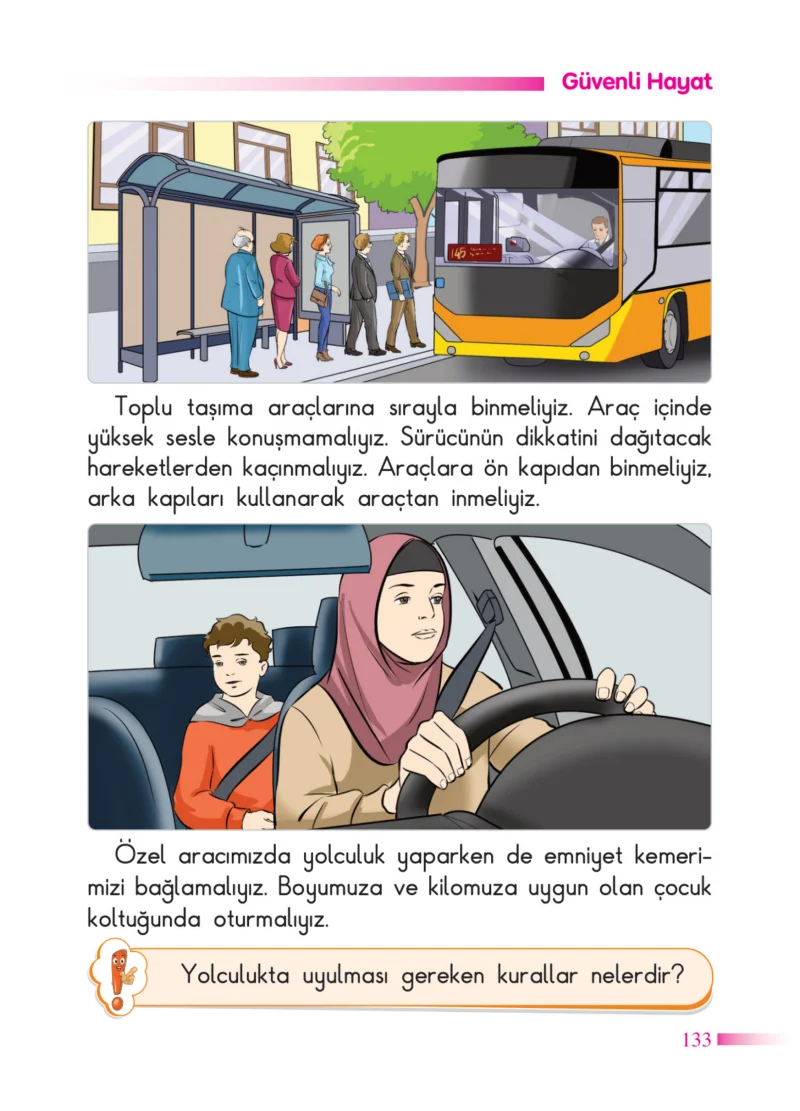 2. Sınıf Hayat Bilgisi Ders Kitabı Cevapları SDR Dİkey Yayınları Sayfa 133