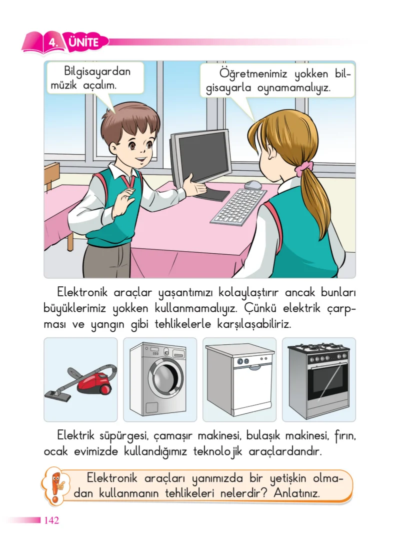 2. Sınıf Hayat Bilgisi Ders Kitabı Cevapları SDR Dİkey Yayınları Sayfa 142