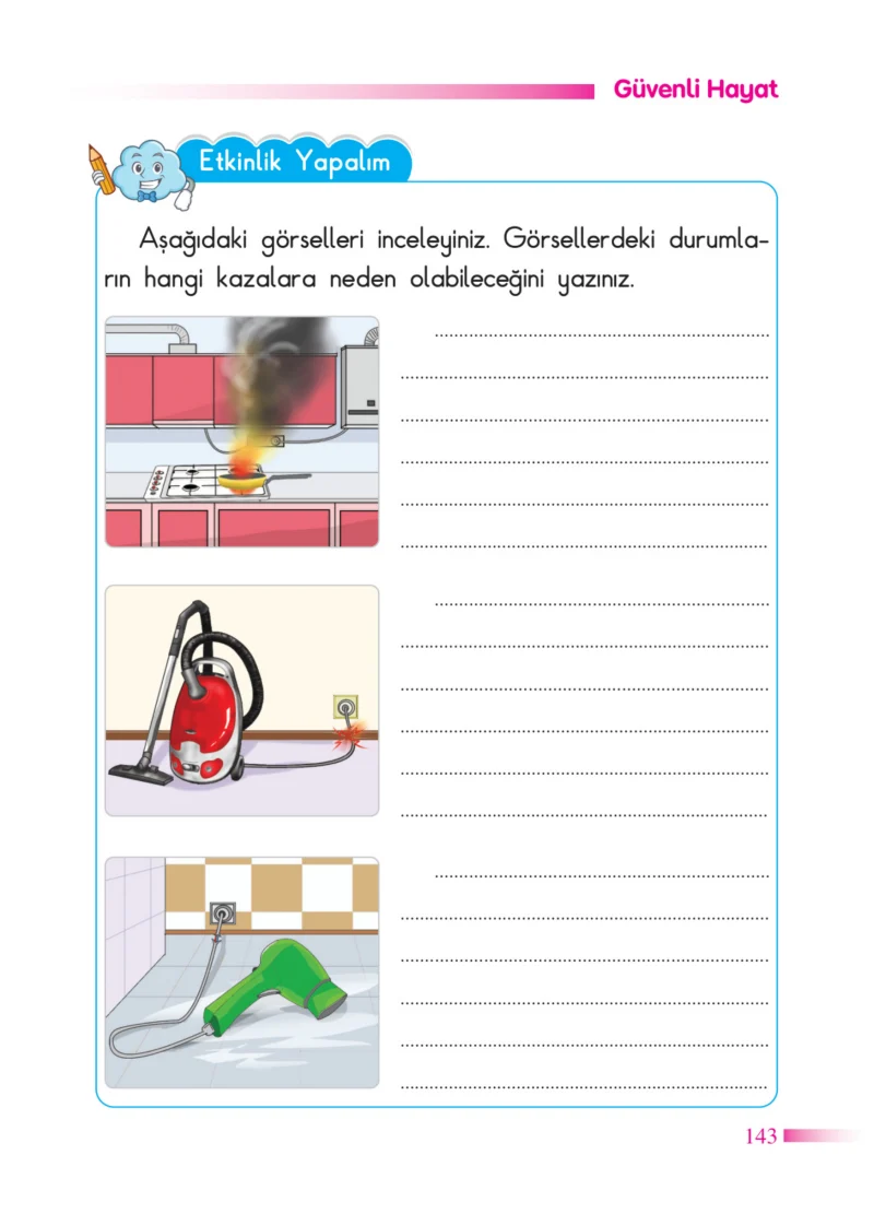 2. Sınıf Hayat Bilgisi Ders Kitabı Cevapları SDR Dİkey Yayınları Sayfa 143