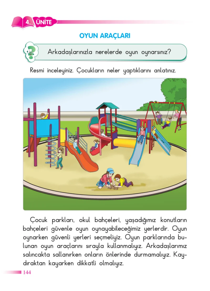 2. Sınıf Hayat Bilgisi Ders Kitabı Cevapları SDR Dİkey Yayınları Sayfa 144