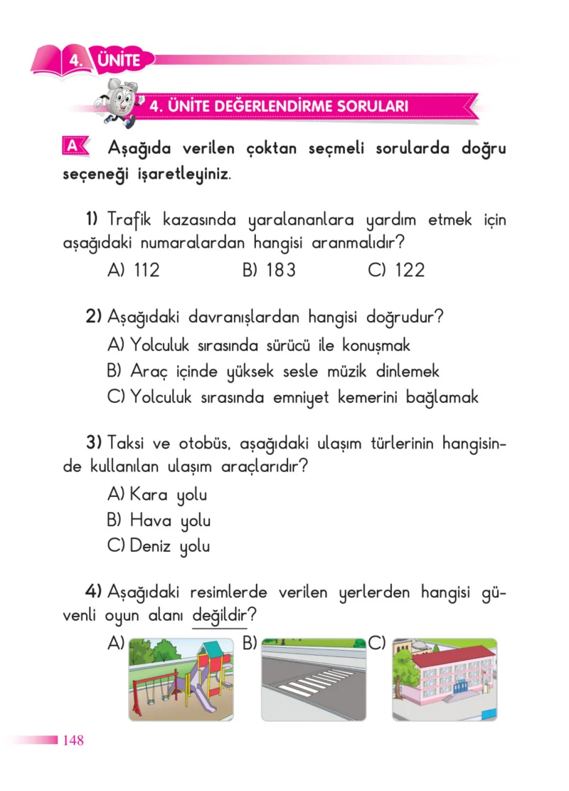 2. Sınıf Hayat Bilgisi Ders Kitabı Cevapları SDR Dİkey Yayınları Sayfa 148