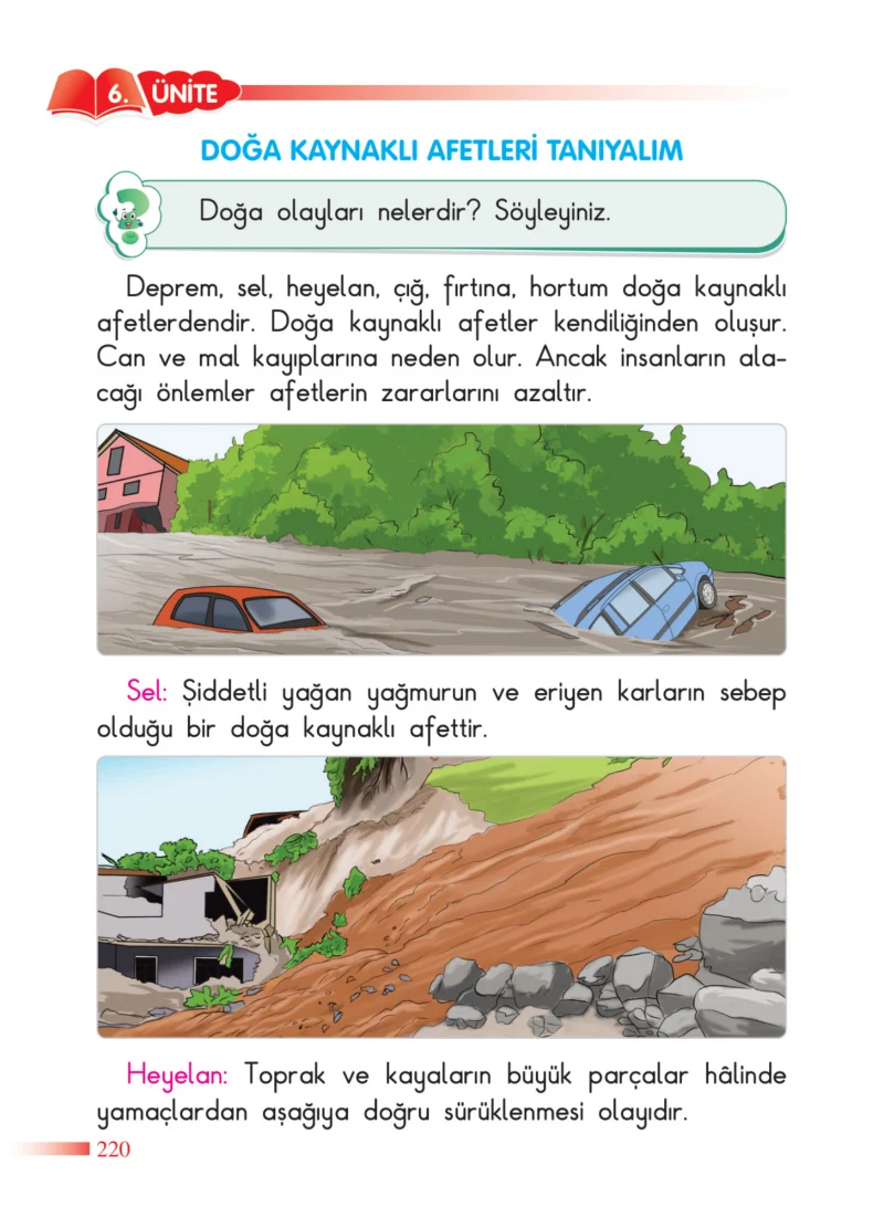 2. Sınıf Hayat Bilgisi Ders Kitabı Cevapları SDR Dİkey Yayınları Sayfa 220