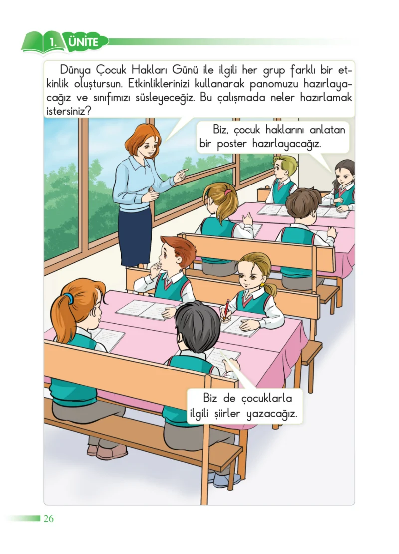 2. Sınıf Hayat Bilgisi Ders Kitabı Cevapları SDR Dİkey Yayınları Sayfa 26