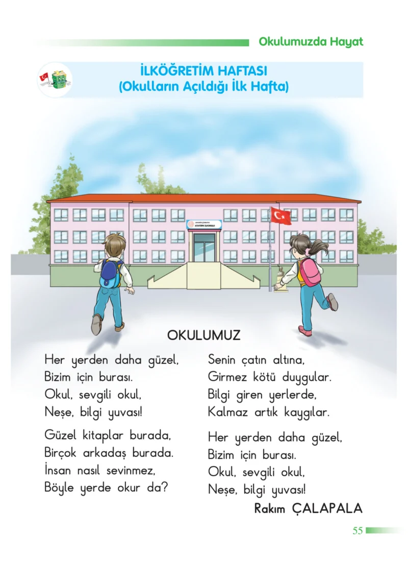 2. Sınıf Hayat Bilgisi Ders Kitabı Cevapları SDR Dİkey Yayınları Sayfa 55