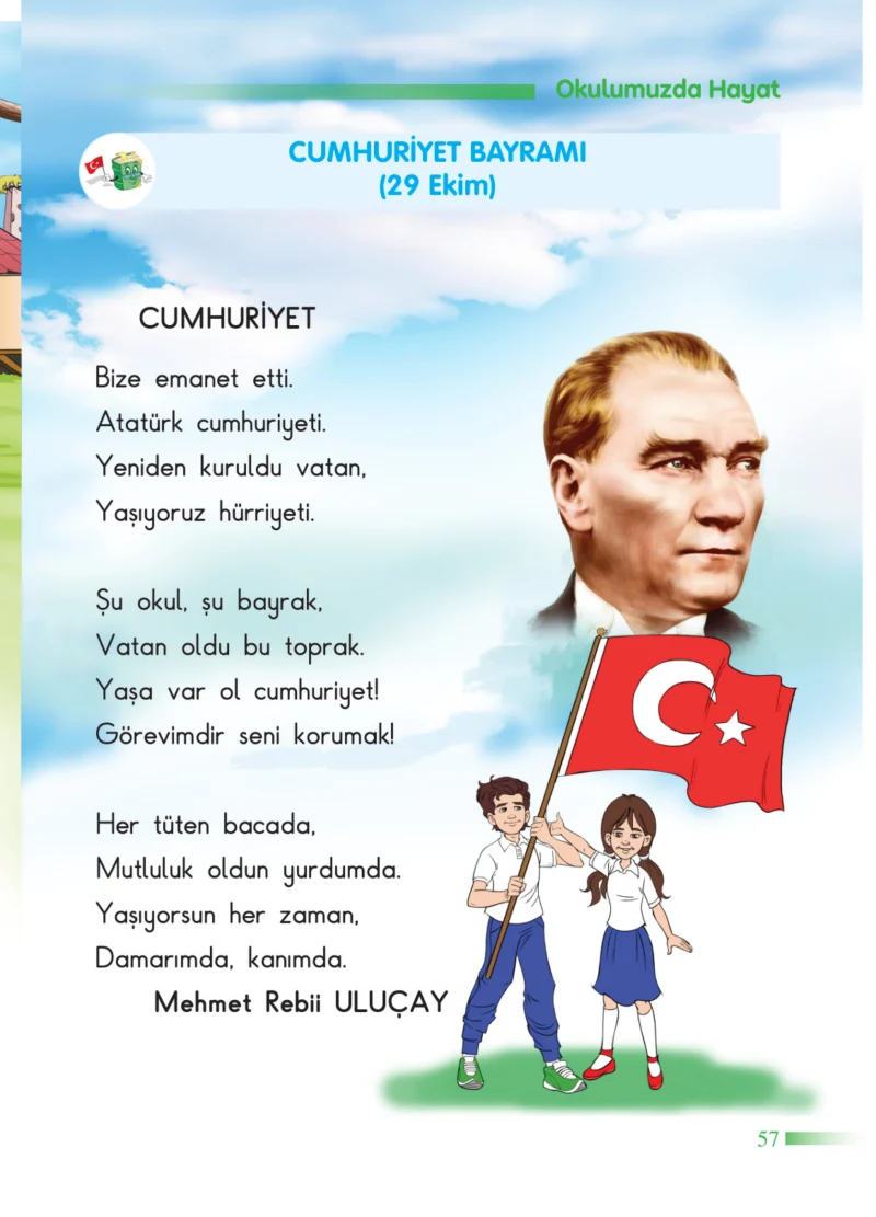 2. Sınıf Hayat Bilgisi Ders Kitabı Cevapları SDR Dİkey Yayınları Sayfa 57