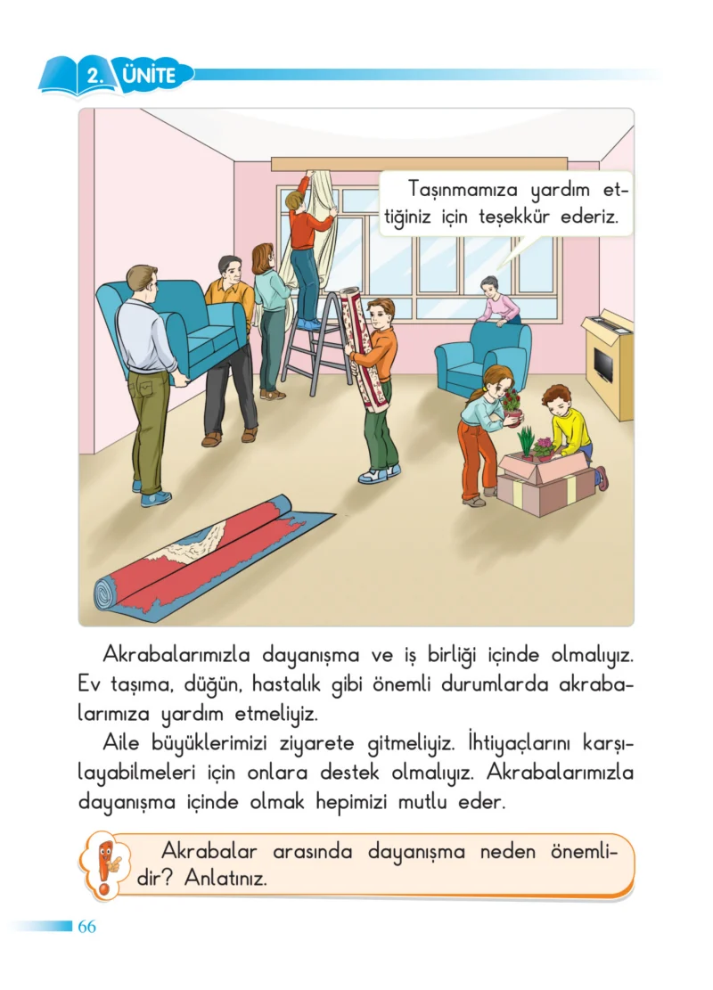 2. Sınıf Hayat Bilgisi Ders Kitabı Cevapları SDR Dİkey Yayınları Sayfa 66