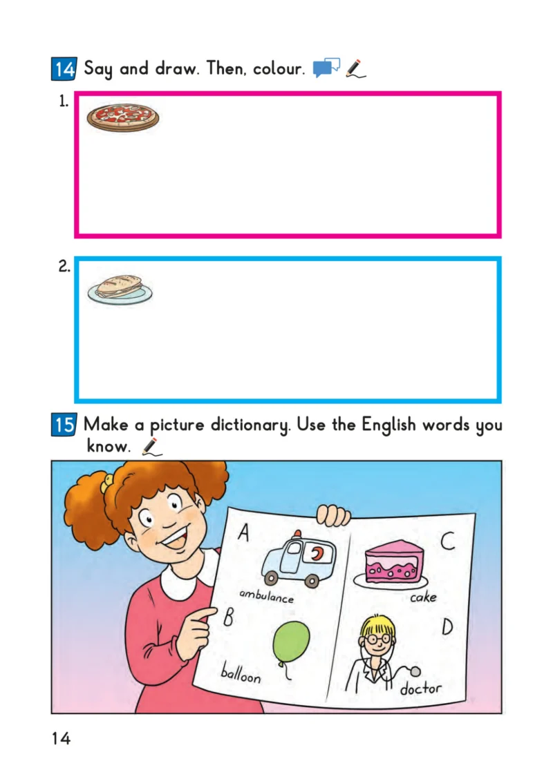 2. Sınıf İngilizce Ders Kitabı Cevapları Bilim ve Kültür Yayınları Sayfa 14