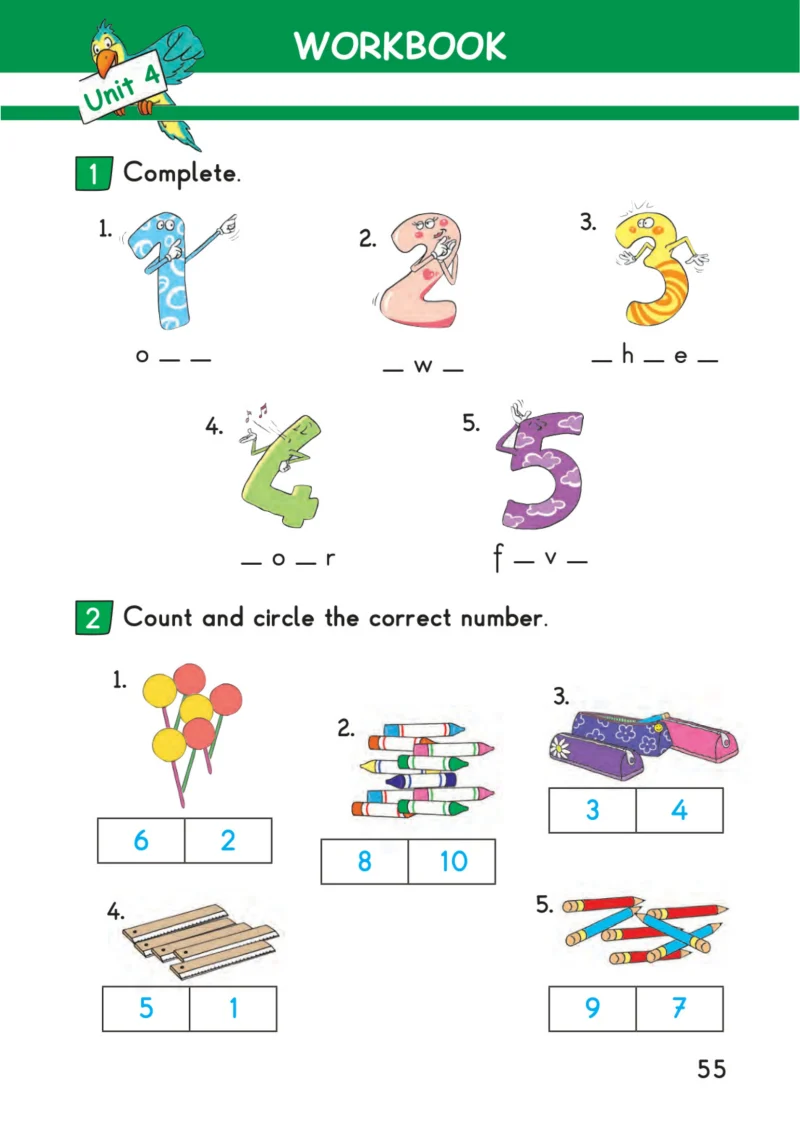 2. Sınıf İngilizce Ders Kitabı Cevapları Bilim ve Kültür Yayınları Sayfa 55