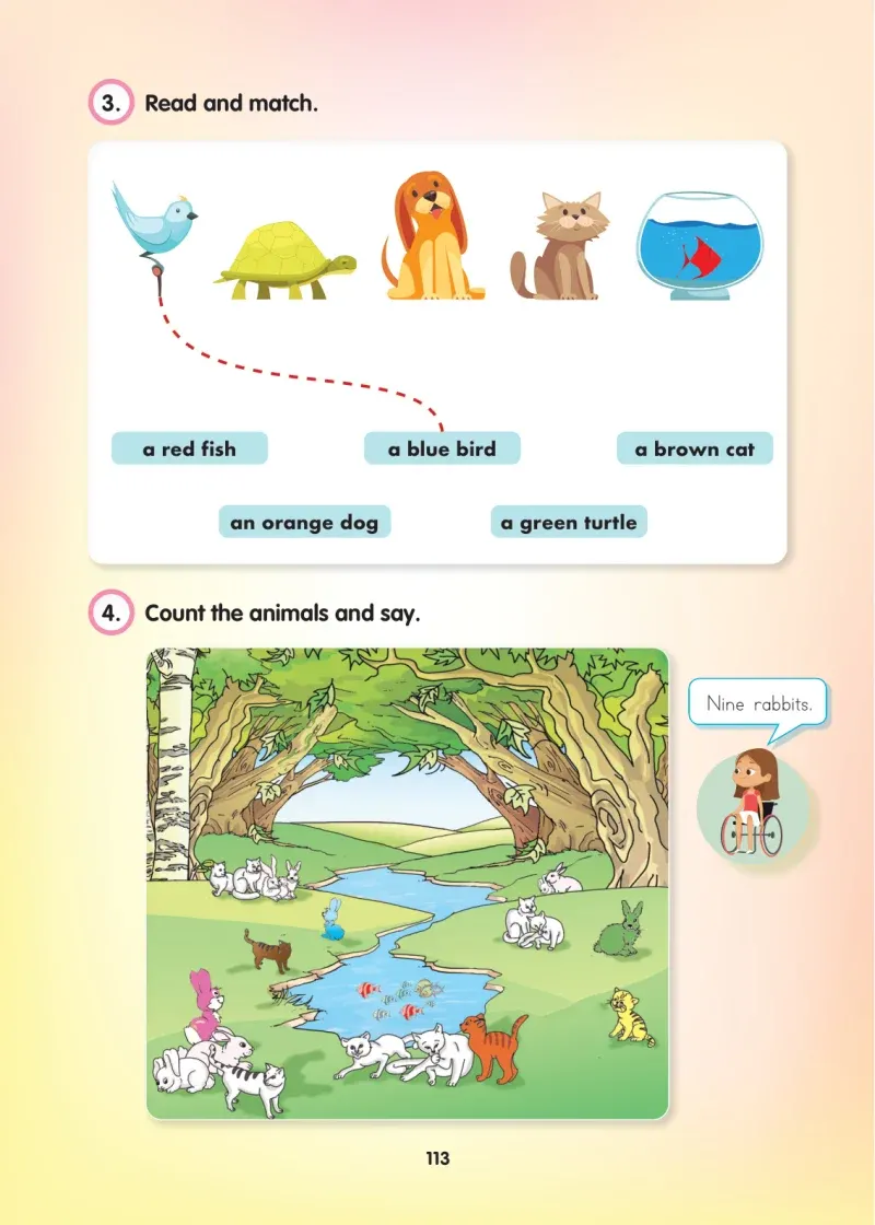 2. Sınıf İngilizce Ders Kitabı Cevapları Hecce Yayınları Sayfa 113