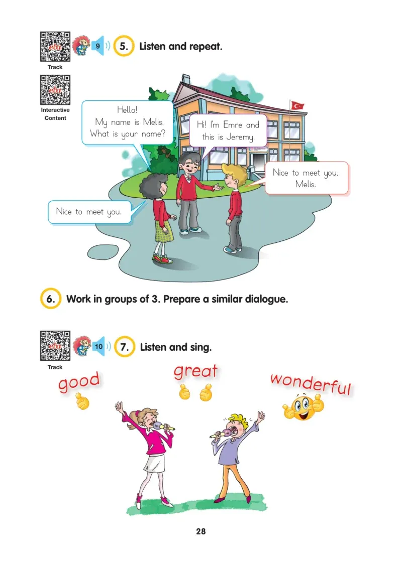 2. Sınıf İngilizce Ders Kitabı Cevapları Hecce Yayınları Sayfa 28