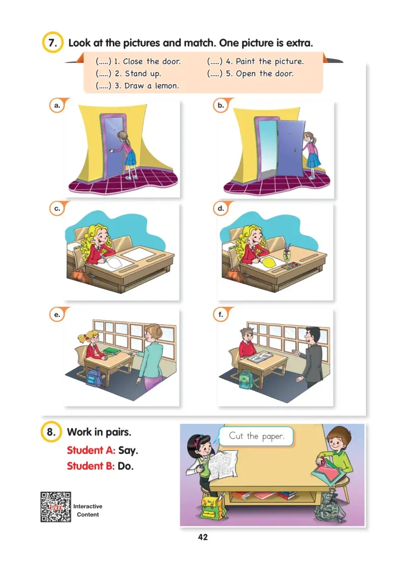 2. Sınıf İngilizce Ders Kitabı Cevapları Hecce Yayınları Sayfa 42