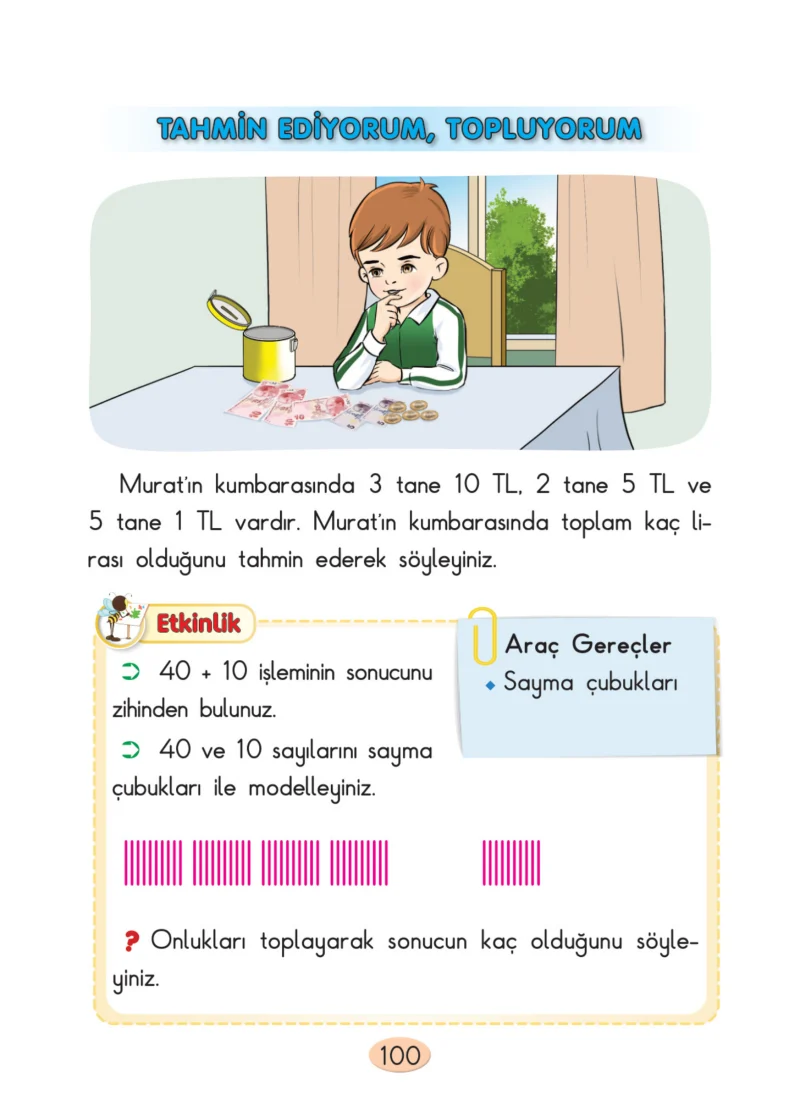 2. Sınıf Matematik Ders Kitabı Cevapları Anka Yayınları Sayfa 100