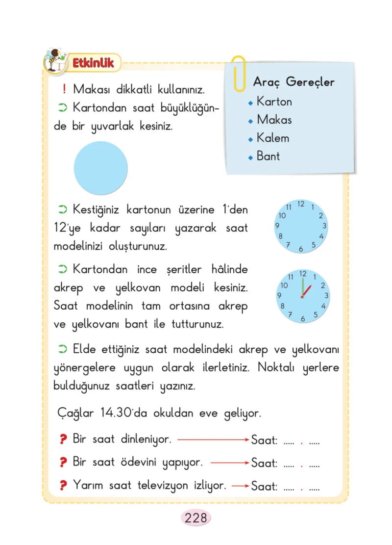 2. Sınıf Matematik Ders Kitabı Cevapları Anka Yayınları Sayfa 228