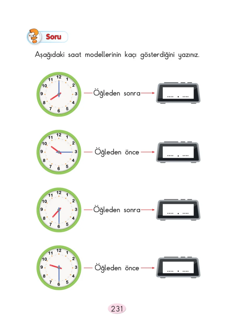 2. Sınıf Matematik Ders Kitabı Cevapları Anka Yayınları Sayfa 231