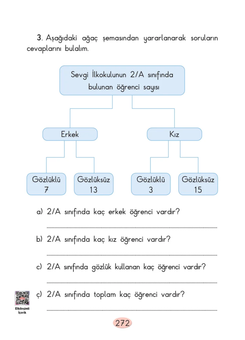 2. Sınıf Matematik Ders Kitabı Cevapları Anka Yayınları Sayfa 272