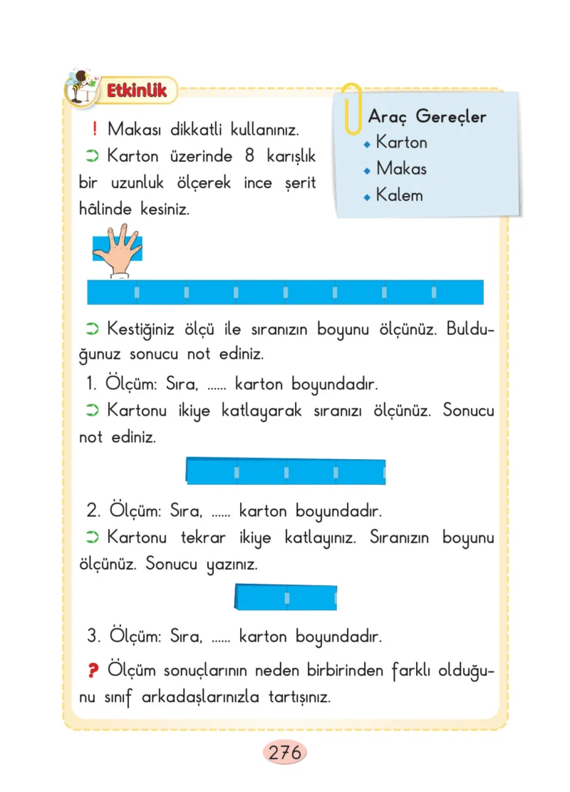 2. Sınıf Matematik Ders Kitabı Cevapları Anka Yayınları Sayfa 276
