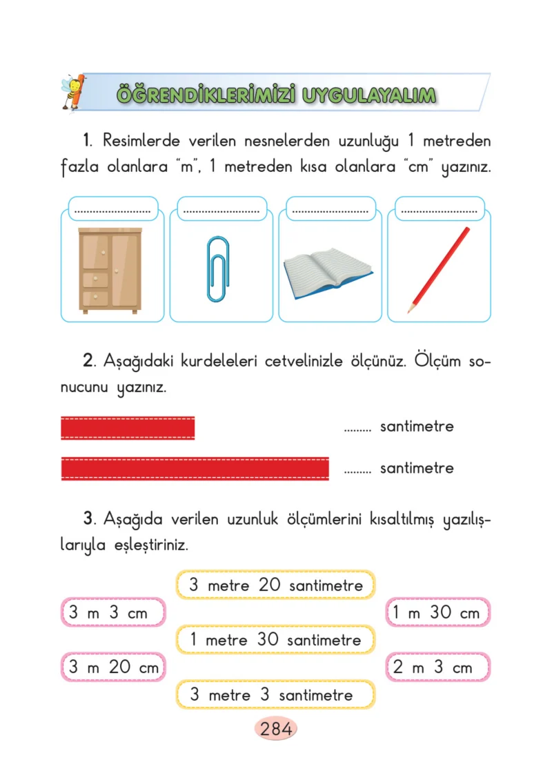 2. Sınıf Matematik Ders Kitabı Cevapları Anka Yayınları Sayfa 284
