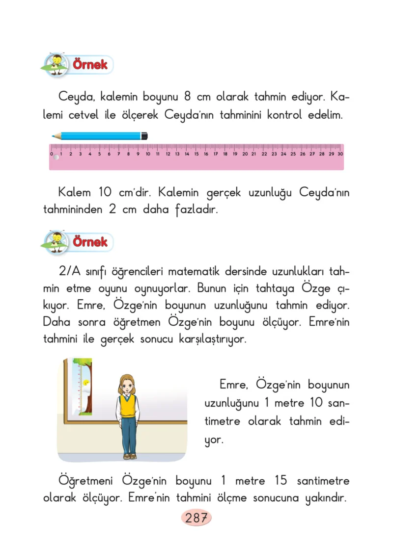 2. Sınıf Matematik Ders Kitabı Cevapları Anka Yayınları Sayfa 287