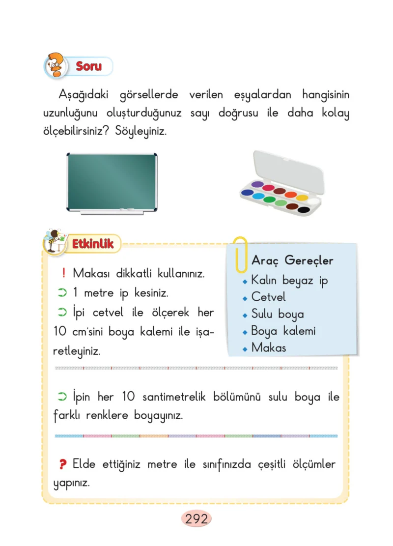 2. Sınıf Matematik Ders Kitabı Cevapları Anka Yayınları Sayfa 292