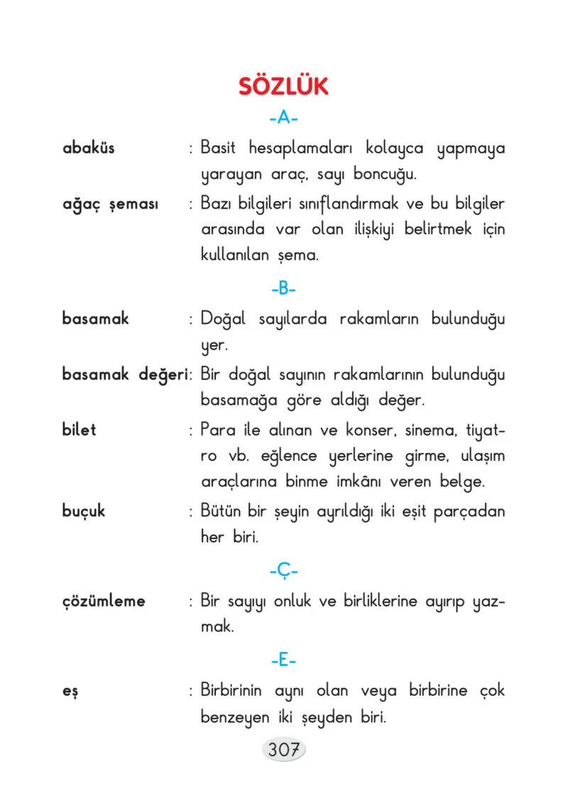 2. Sınıf Matematik Ders Kitabı Cevapları Anka Yayınları Sayfa 307
