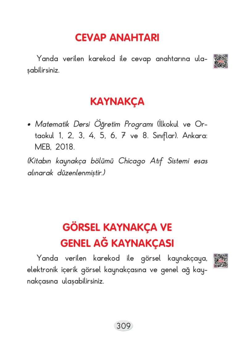 2. Sınıf Matematik Ders Kitabı Cevapları Anka Yayınları Sayfa 309