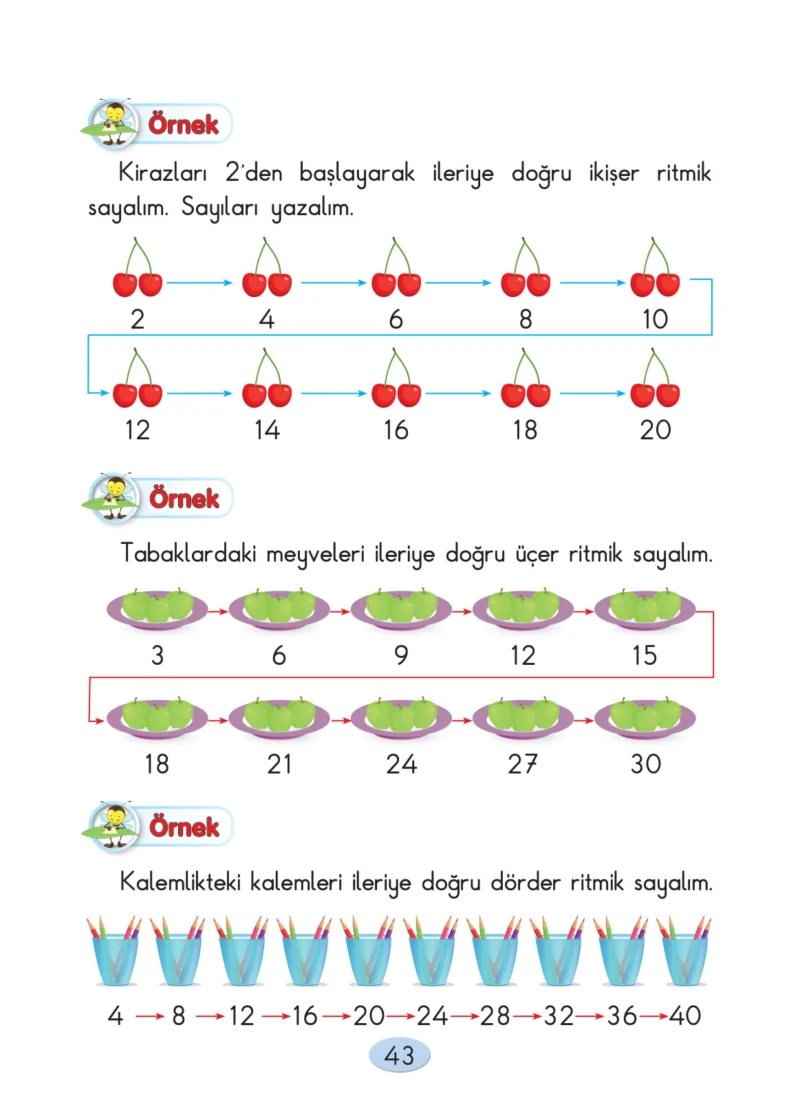 2. Sınıf Matematik Ders Kitabı Cevapları Anka Yayınları Sayfa 43