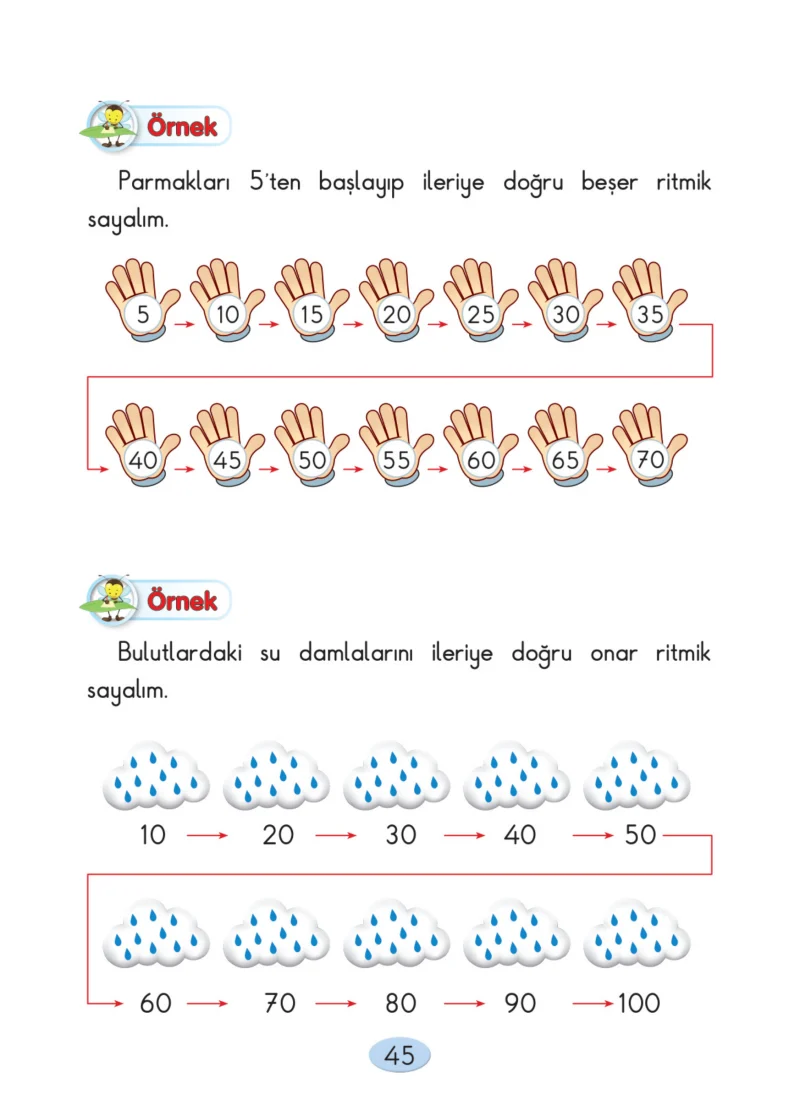 2. Sınıf Matematik Ders Kitabı Cevapları Anka Yayınları Sayfa 45