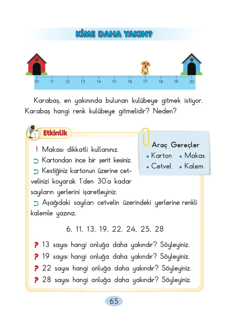 2. Sınıf Matematik Ders Kitabı Cevapları Anka Yayınları Sayfa 65
