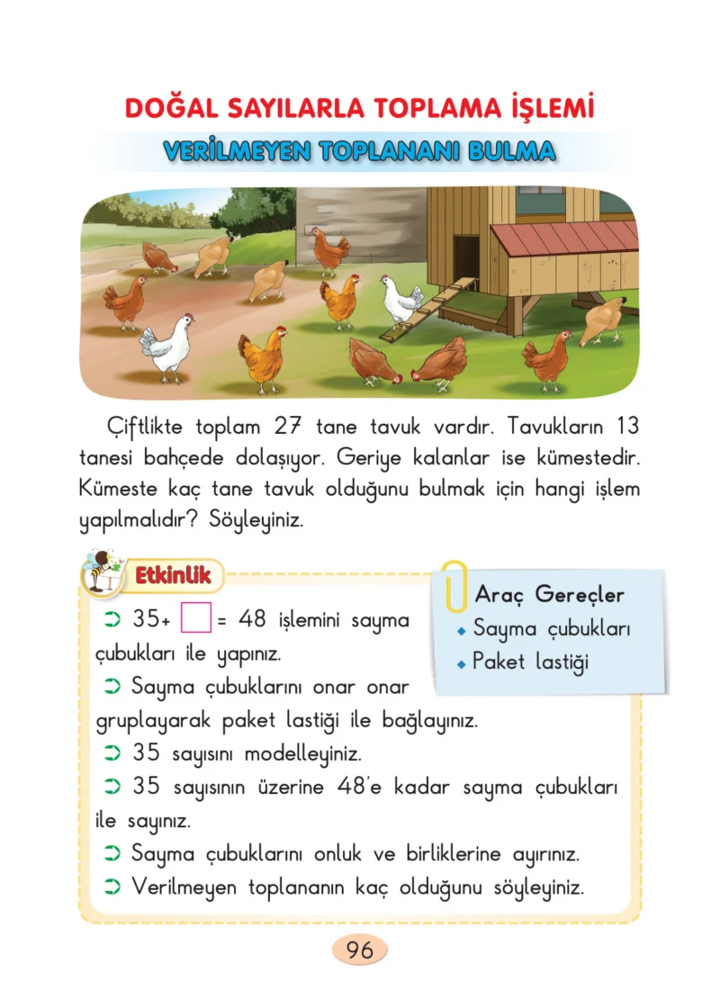 2. Sınıf Matematik Ders Kitabı Cevapları Anka Yayınları Sayfa 96