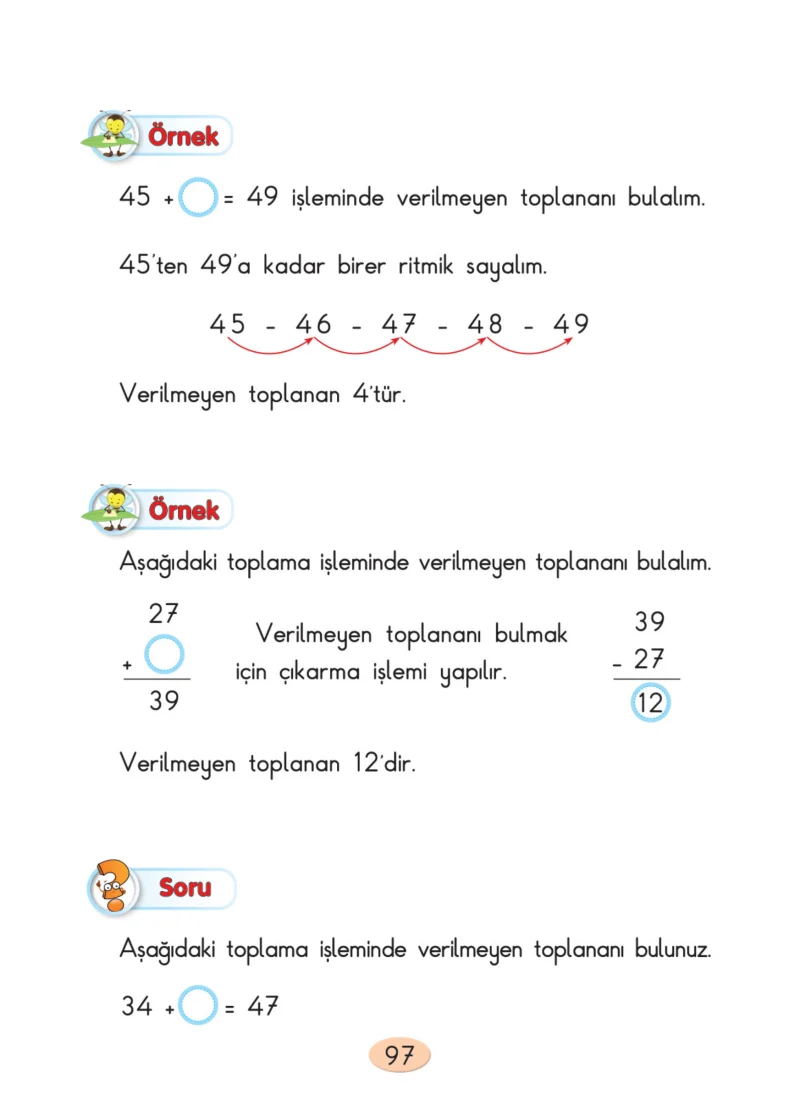 2. Sınıf Matematik Ders Kitabı Cevapları Anka Yayınları Sayfa 97