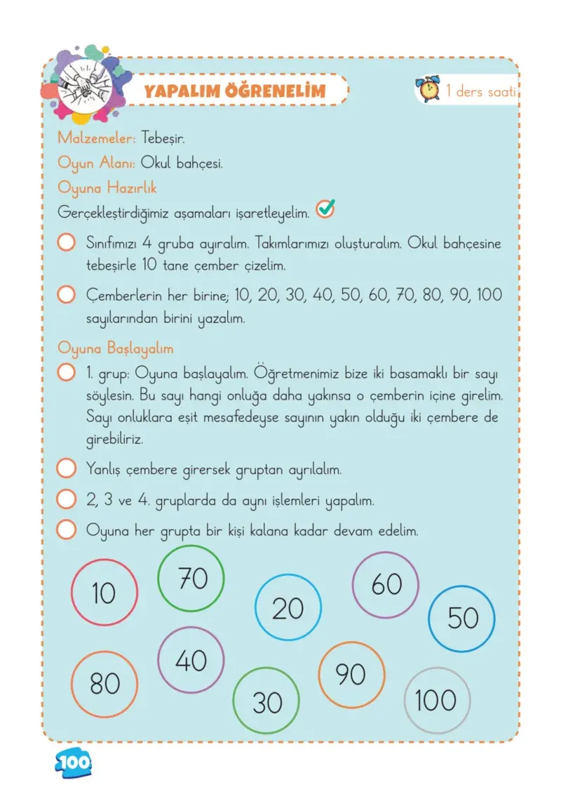 2. Sınıf Matematik Ders Kitabı Cevapları Meb Yayınları 1.Kitap Sayfa 100