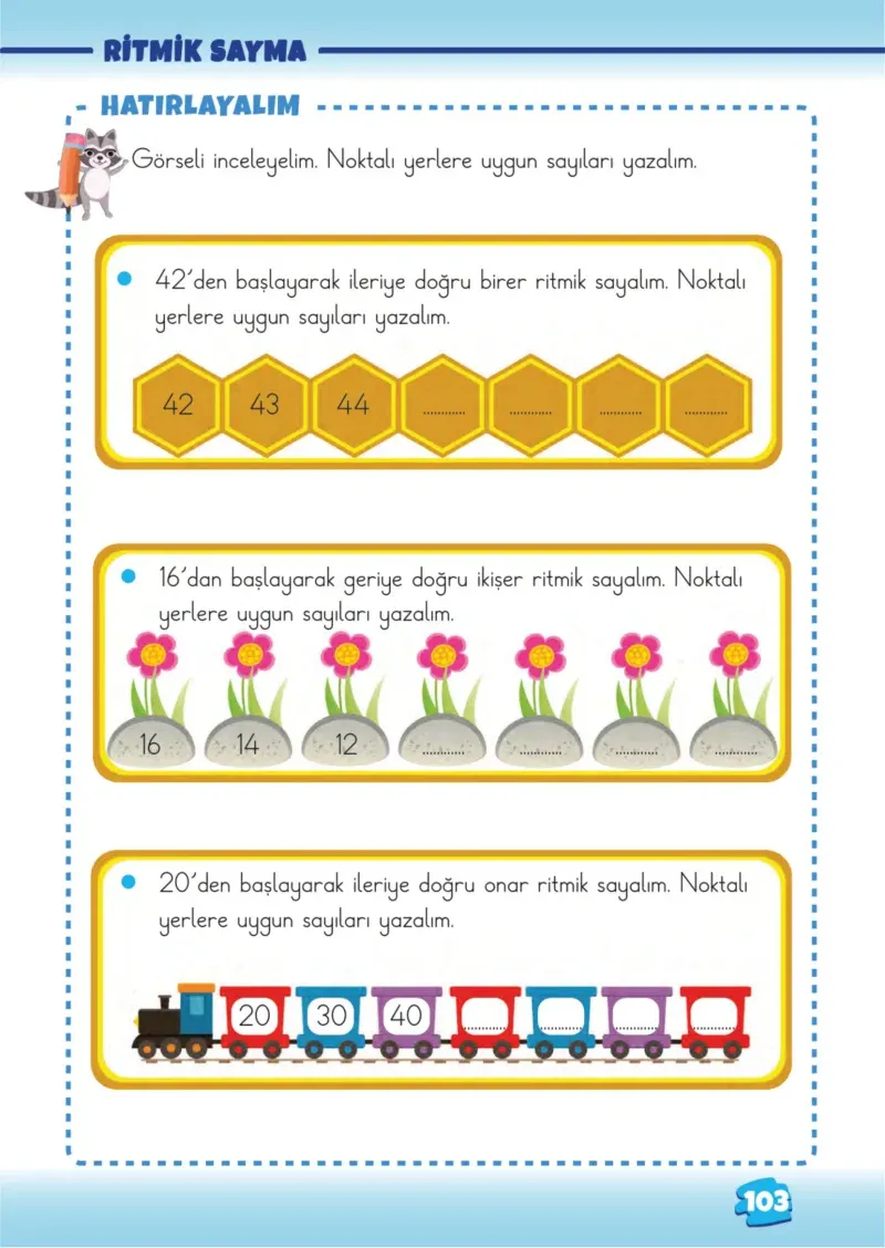 2. Sınıf Matematik Ders Kitabı Cevapları Meb Yayınları 1.Kitap Sayfa 103